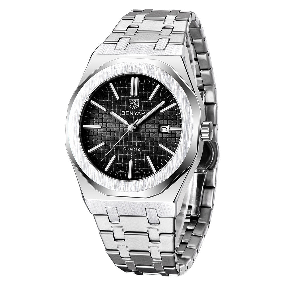 BENYAR 2020 New Luxury Brand Fashion Men Quartz Watches Waterproof Men Sports Watches Relogio Masculino Wristwatches BY-5156 - black