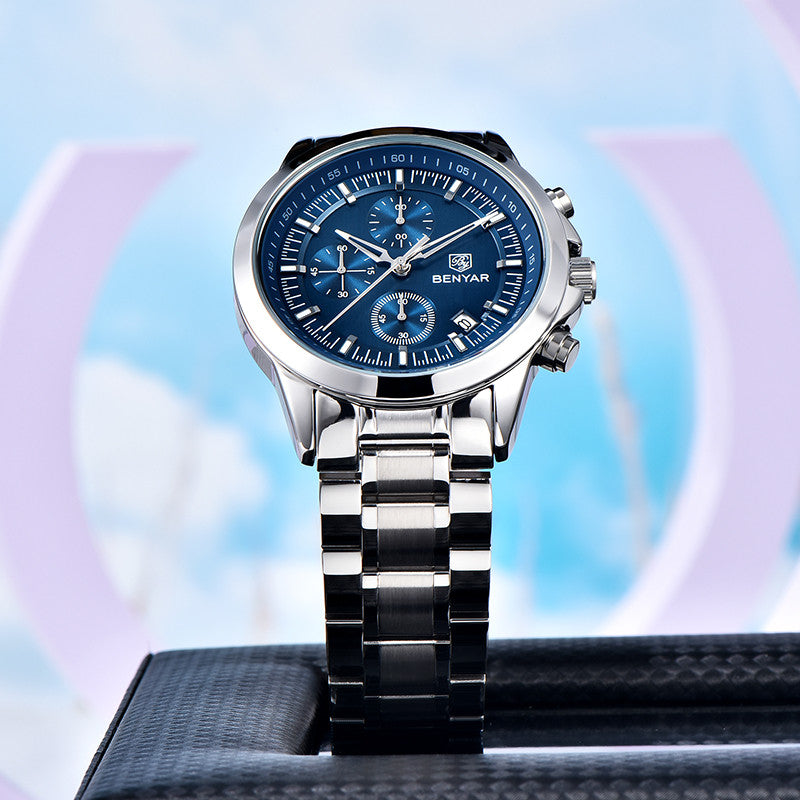 BENYAR Top Brand New Men Watches Luxury Waterproof Sport Quartz Watch Men Clock Reloj Hombre BY-5210