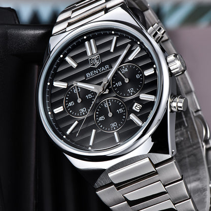 BENYAR Top Brand New Men Watches Luxury Waterproof Sport Quartz Watch Men Clock Reloj Hombre BY-5214M