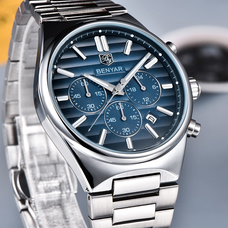 BENYAR Top Brand New Men Watches Luxury Waterproof Sport Quartz Watch Men Clock Reloj Hombre BY-5214M