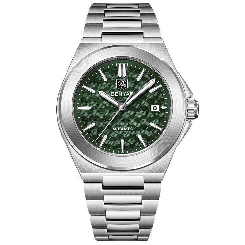 BENYAR Men's Watches Top Brand Luxury Business Automatic Mechanical Watch Men Waterproof Sport Wrist Watches Relogio Masculino BY-5219M - Green
