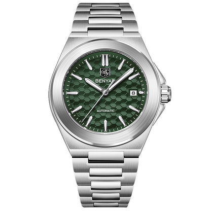 BENYAR Men's Watches Top Brand Luxury Business Automatic Mechanical Watch Men Waterproof Sport Wrist Watches Relogio Masculino BY-5219M - Green