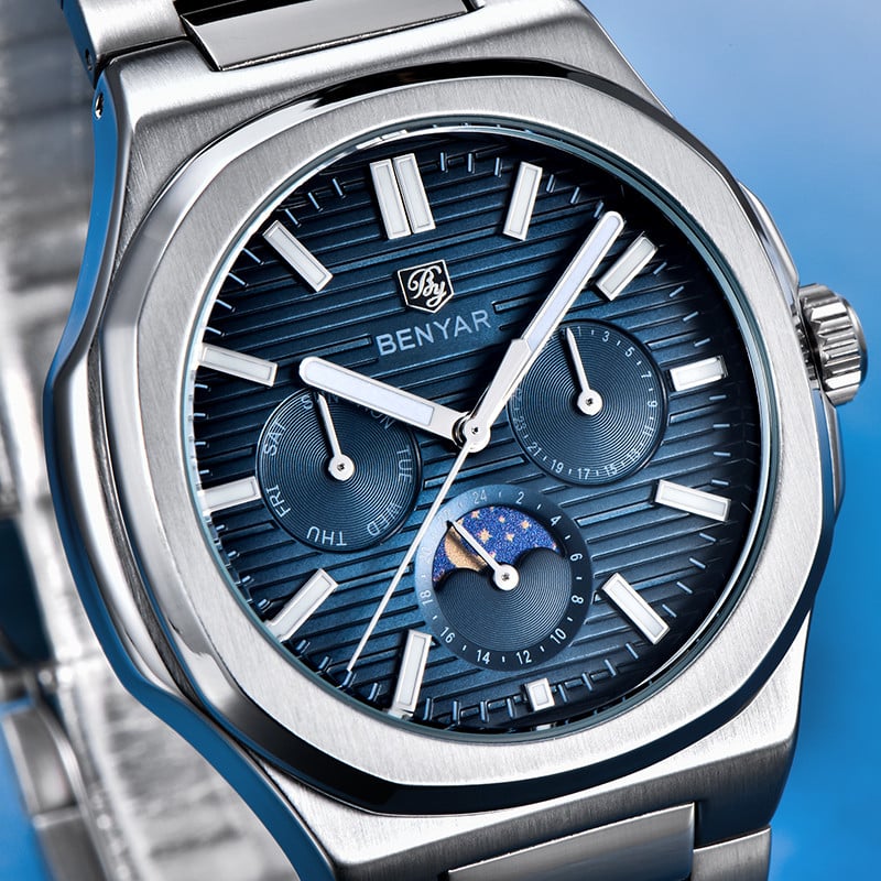 BENYAR Top Brand New Men Watches Luxury Waterproof Sport Quartz Watch Men Clock Reloj Hombre BY-5226M