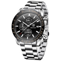 Steel Silver Black