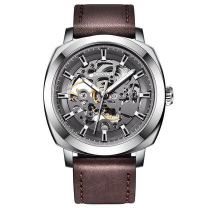 BENYAR Men's Watches Top Brand Luxury Business Automatic Mechanical Watch Men Waterproof Sport Wrist Watches Relogio Masculino BY-5121 - gray
