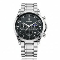 steel silver black