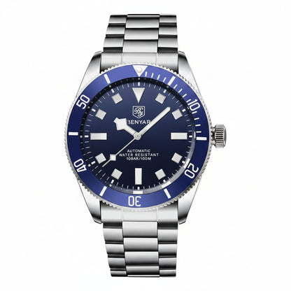 BENYAR Men's Watches Top Brand Luxury Automatic Mechanical Men Waterproof Sport Watch for Mens Watches Reloj Hombre 2021 Pagani BY-5179 - blue
