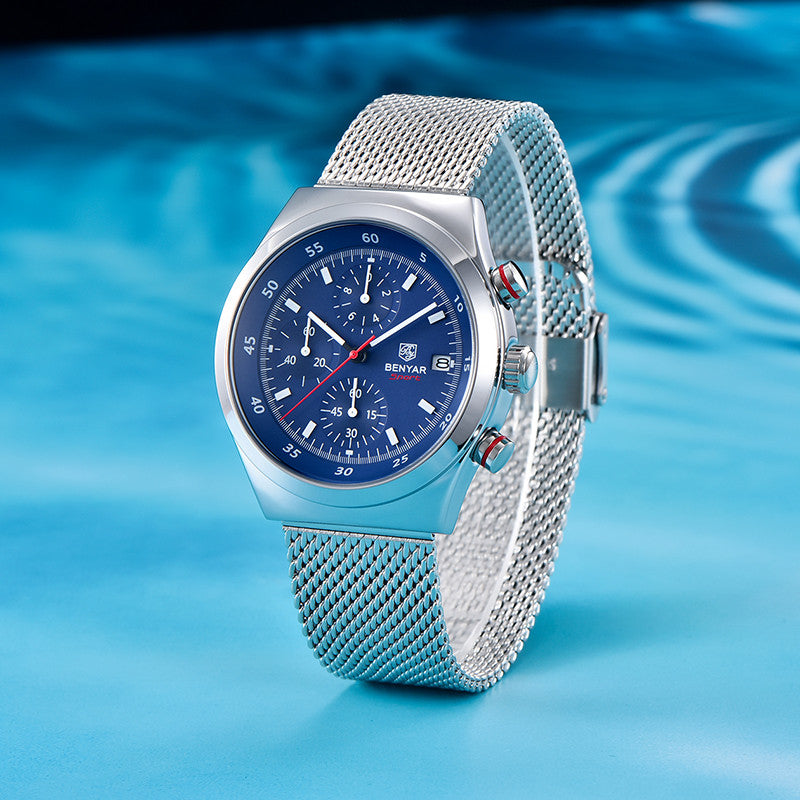 BENYAR Top Brand New Men Watches Luxury Waterproof Sport Quartz Watch Men Clock Reloj Hombre BY-5200