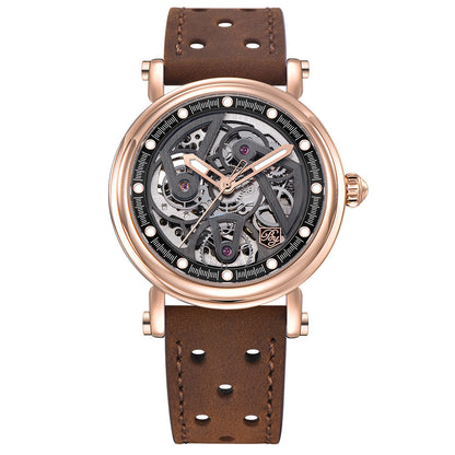 New Watches Mens 2020 Top Brand Luxury BENYAR Mechanical Wristwatches Business Automatic Sport Watches For Men Relogio Masculino BY-5202 - G-black