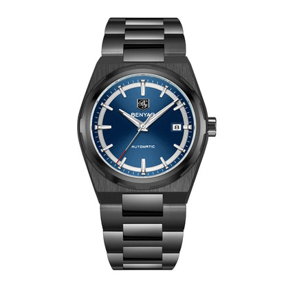 New Watches Mens 2020 Top Brand Luxury BENYAR Mechanical Wristwatches Business Automatic Sport Watches For Men Relogio Masculino BY-5203 - Black Blue
