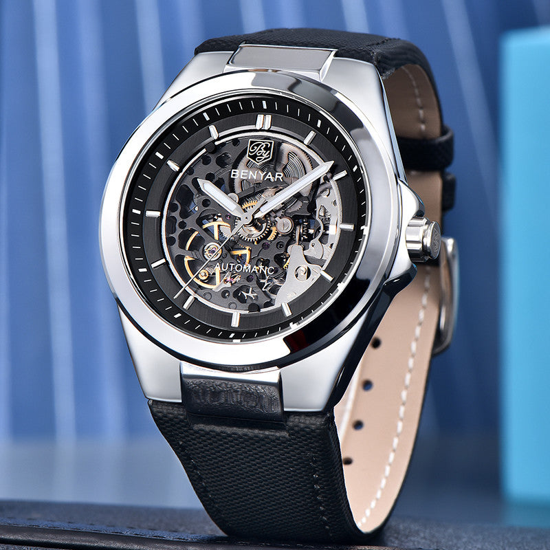 New Watches Mens 2024 Top Brand Luxury BENYAR Mechanical Wristwatches Business Automatic Sport Watches For Men Relogio Masculino BY-5207
