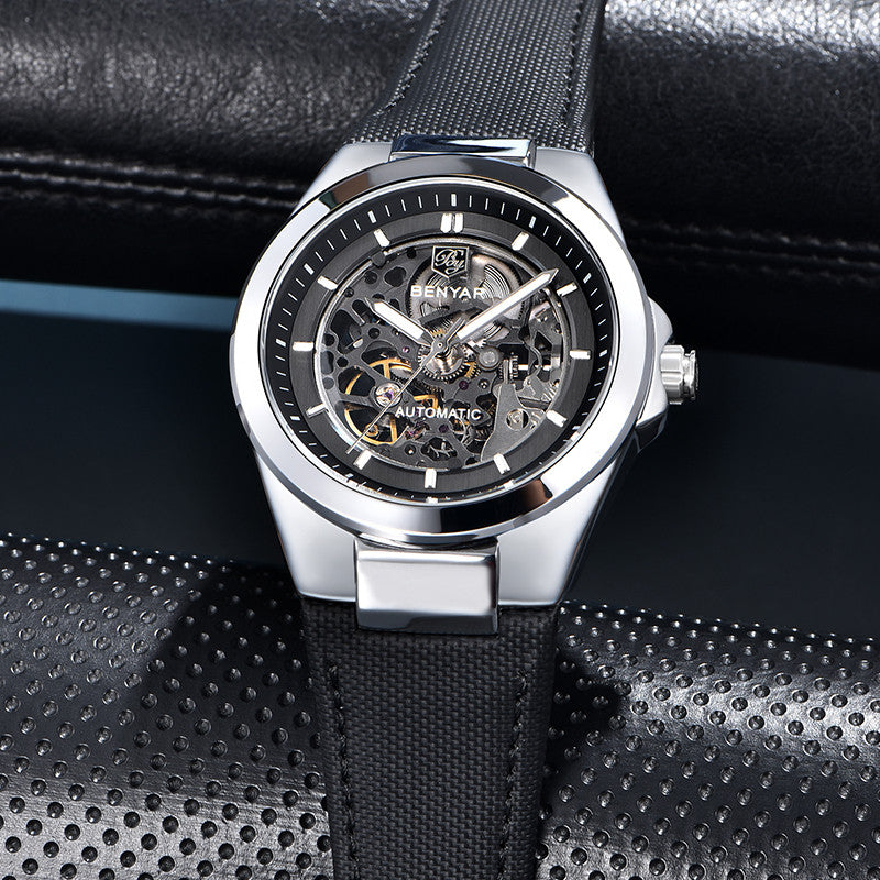 New Watches Mens 2024 Top Brand Luxury BENYAR Mechanical Wristwatches Business Automatic Sport Watches For Men Relogio Masculino BY-5207