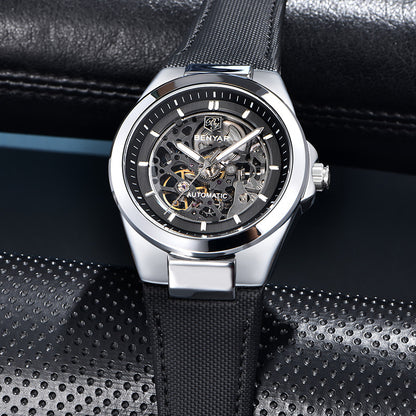 New Watches Mens 2024 Top Brand Luxury BENYAR Mechanical Wristwatches Business Automatic Sport Watches For Men Relogio Masculino BY-5207