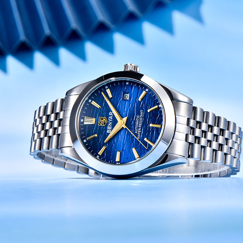 New Watches Mens 2024 Top Brand Luxury BENYAR Mechanical Wristwatches Business Automatic Sport Watches For Men Relogio Masculino BY-5209
