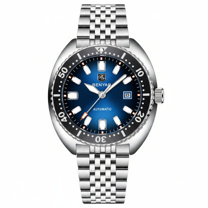 BENYAR Men's Watches Top Brand Luxury Business Automatic Mechanical Watch Men Waterproof Sport Wrist Watches Relogio Masculino BY-5211 - Blue