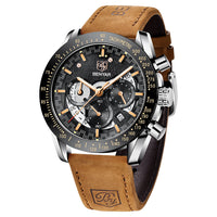 leather silver gold black