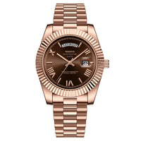 Rose Gold & Brown