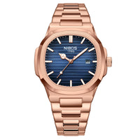 Rose Gold & Blue