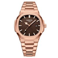 Rose Gold & Brown