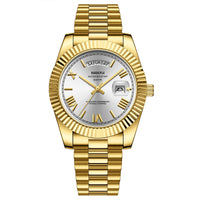 Gold & White