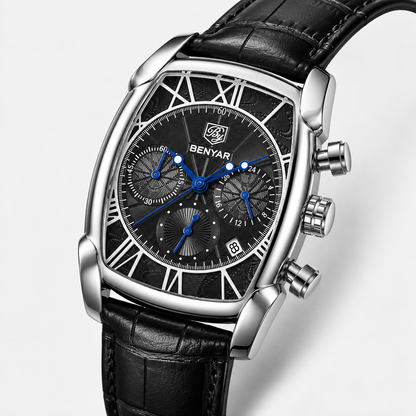The Ashford Field Chronograph - detalhe artístico do mostrador