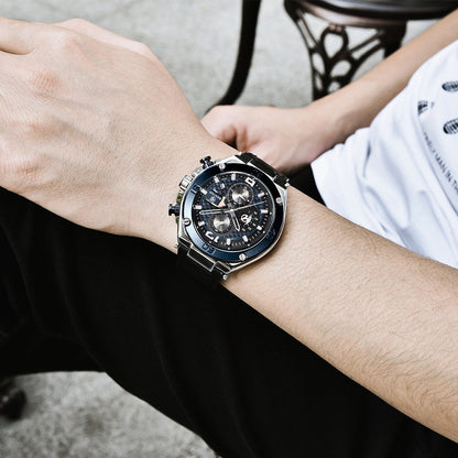 The Alto Field Chronograph - no pulso, lifestyle