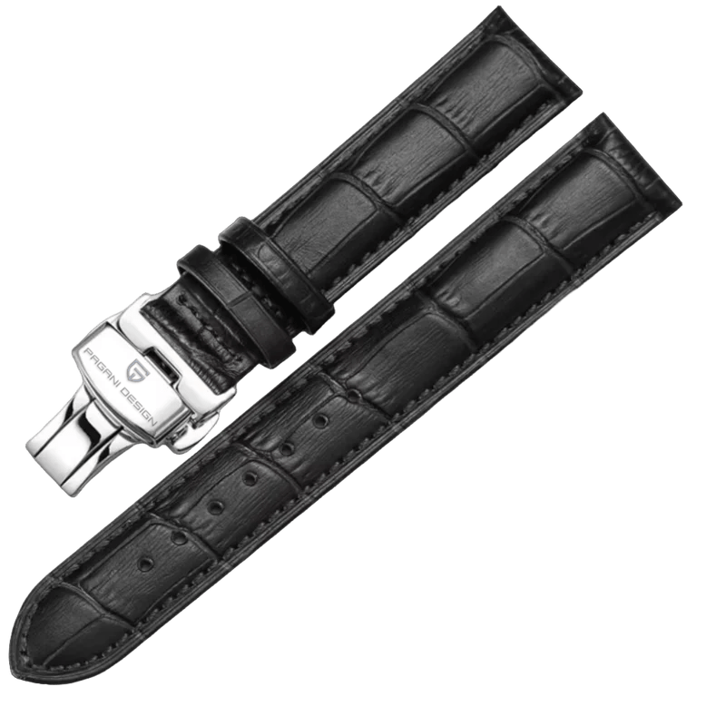 20mm Genuine Leather Watch Strap Set
