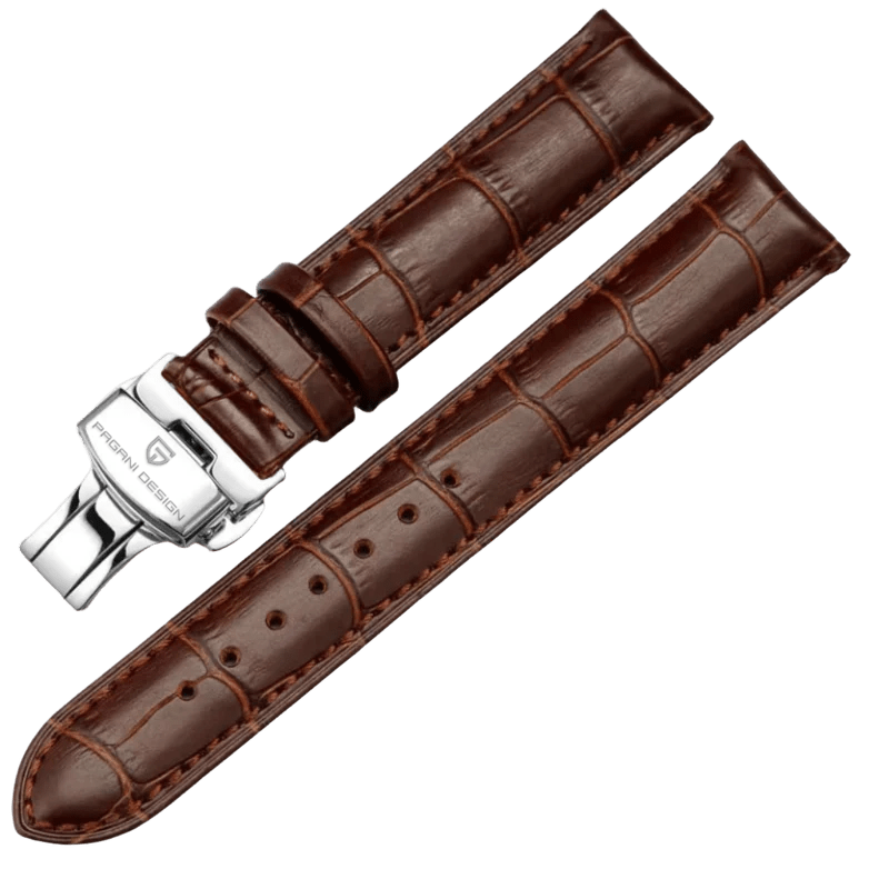20mm Genuine Leather Watch Strap Set