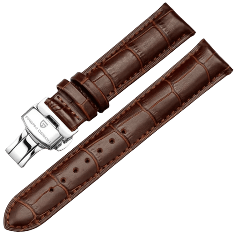 20mm Genuine Leather Watch Strap Set
