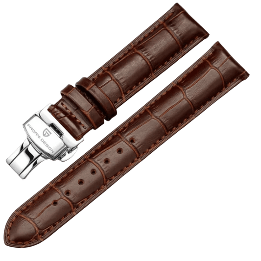 20mm Genuine Leather Watch Strap Set
